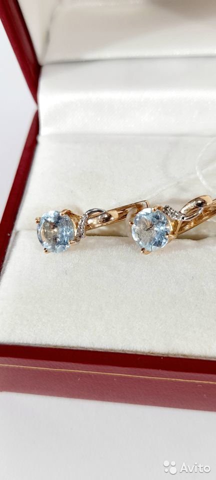 Серьги золото 585