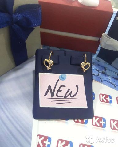 Золотые серьги